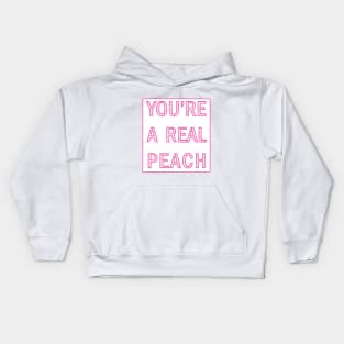 You're a real peach Kids Hoodie